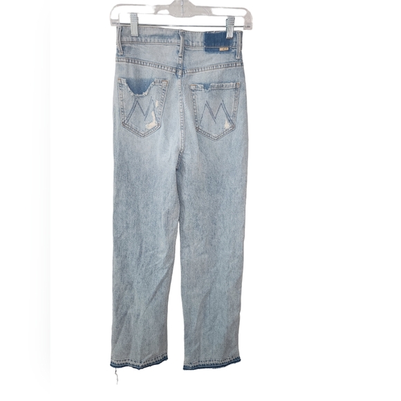 MOTHER Superior Higwaisted Tunnel Vision Sneak Undone Vacation Temptation 25 - Picture 8 of 9